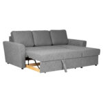 Kampinė sofa-lova INGA pilka - Image 3