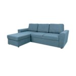 Kampinė sofa lova INGMAR šviesiai mėlyna - Image 8