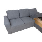 Kampinė sofa-lova INGMAR pilka - Image 6