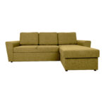 Kampinė sofa lova INGMAR rudeniškai geltona - Image 4