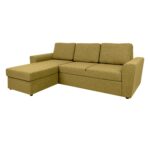 Kampinė sofa lova INGMAR rudeniškai geltona - Image 7