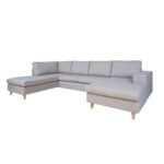Kampinė sofa HARALD LC, smėlio spalvos