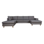 Kampinė sofa HARALD LC, tamsiai pilka - Image 2