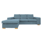 Kampinė sofa DAGMAR šviesiai mėlyna - Image 3