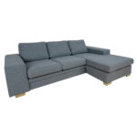 Kampinė sofa DAGMAR pilka