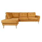 Kampinė sofa HEIVI LC, geltonas aksomas - Image 3