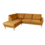 Kampinė sofa HEIVI LC, geltonas aksomas - Image 4