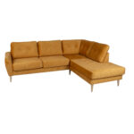 Kampinė sofa HEIVI RC, geltonas aksomas - Image 4