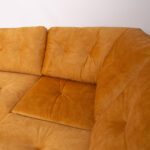 Kampinė sofa HEIVI RC, geltonas aksomas - Image 6