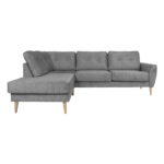 Kampinė sofa HEIVI LC, pilkas aksomas - Image 3
