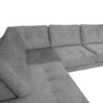 Kampinė sofa HEIVI LC, pilkas aksomas - Image 5