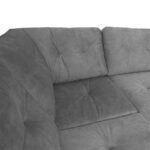 Kampinė sofa HEIVI LC, pilkas aksomas - Image 6