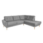 Kampinė sofa HEIVI RC, pilkas aksomas - Image 2