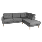 Kampinė sofa HEIVI RC, pilkas aksomas - Image 4