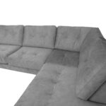 Kampinė sofa HEIVI RC, pilkas aksomas - Image 5