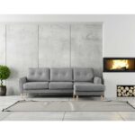 Kampinė sofa HEIVI RC, pilkas aksomas - Image 9