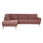 Kampinė sofa HEIVI LC, rusvai rausvos spalvos - Image 2