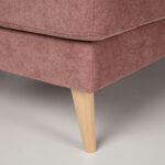 Kampinė sofa HEIVI LC, rusvai rausvos spalvos - Image 5