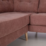 Kampinė sofa HEIVI LC, rusvai rausvos spalvos - Image 10