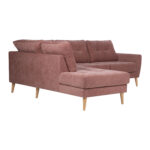 Kampinė sofa HEIVI LC, rusvai rausvos spalvos - Image 11
