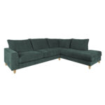 Kampinė sofa LAYLA RC, žalia