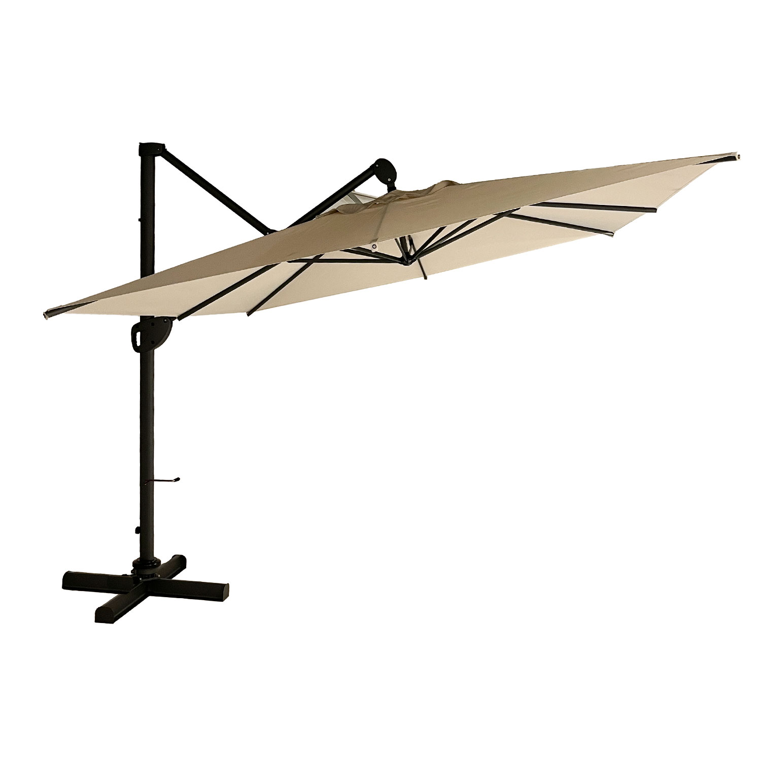 16211 Skėtis BEIJING 3x3 m, smėlio spalvos - Image 1