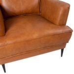 Fotelis LEO šviesiai rudas - Image 6