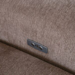 Atlenkiama sofa CATHY 2 vietų, elektrinė, šviesiai ruda - Image 6