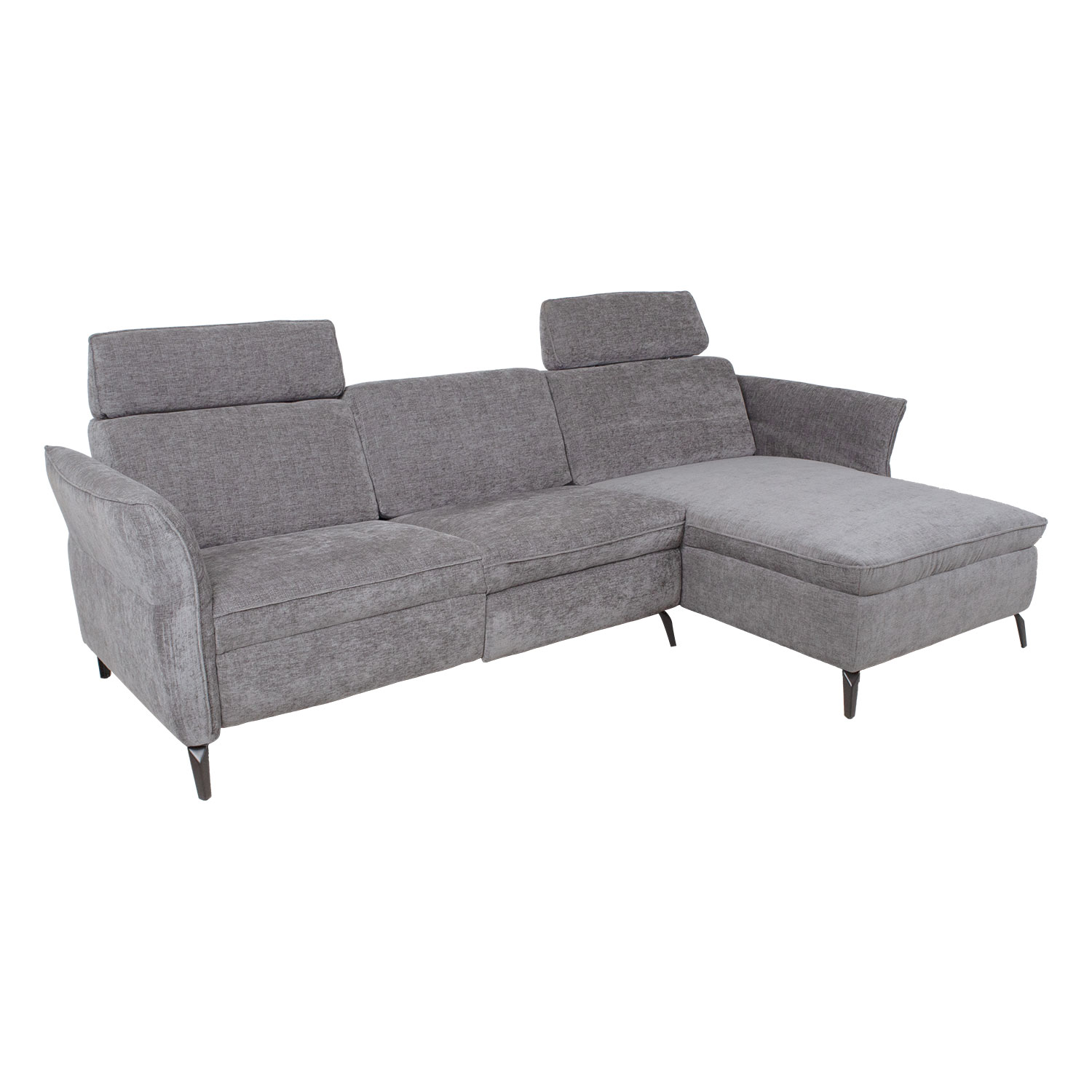 17459 Kampinė sofa DAYTON RC, elektrinė, šviesiai pilka - Image 1