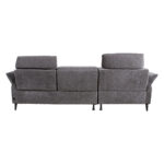 Kampinė sofa DAYTON LC, elektrinė, tamsiai pilka - Image 4