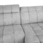Kampinė sofa LUZERN RC, elektrinė, šviesiai pilka - Image 6