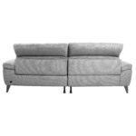 Kampinė sofa LUZERN LC, elektrinė, šviesiai pilka - Image 8