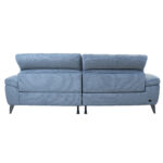 Kampinė sofa LUZERN RC, elektrinis atsilenkiantis minkštasuolis, melsvai pilka - Image 8