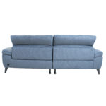 Kampinė sofa LUZERN LC, elektrinis atsilenkiantis minkštasuolis, melsvai pilka - Image 8