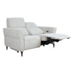 Dvivietė sofa MIAMI su elektriniu mechanizmu, šviesiai smėlio spalvos - Image 4