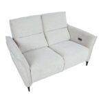 Dvivietė sofa MIAMI su elektriniu mechanizmu, šviesiai smėlio spalvos - Image 6