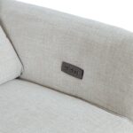 Dvivietė sofa MIAMI su elektriniu mechanizmu, šviesiai smėlio spalvos - Image 7