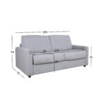 Sofa-lova PROVO 2-vietė, pilka - Image 8