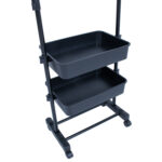 Drabužių pakaba FERGUS 47-77x29x92-165cm, juoda - Image 3