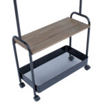 Drabužių pakaba FRASER 74x35xH165cm, juoda - Image 3