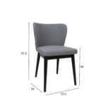 Kėdė LISBON pilka - Image 9