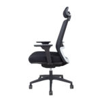 Darbo kėdė SANTO juodo tinklinio audinio - Image 3