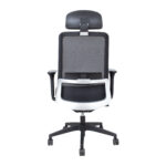 Darbo kėdė SANTO juodo tinklinio audinio - Image 4