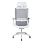 Darbinė kėdė SANTO pilkas tinklinis audinys - Image 4