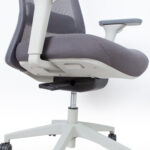 Darbinė kėdė SANTO pilkas tinklinis audinys - Image 5