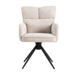 Kėdė LORENA sukama, balta - Image 2