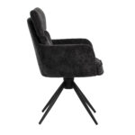 Kėdė LORENA sukama, pilka - Image 3