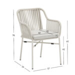 Kėdė MELROSE pilka - Image 5