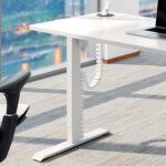 Kabelio nugarėlė 129×7,5 cm, baltas ABS plastikas - Image 2