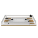 Rašomasis stalas ERGO su 1 varikliu 120x60xH72-121cm, baltas